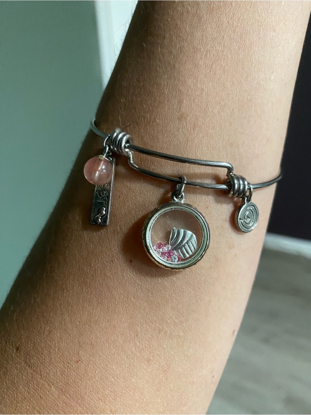 Love this Life “Sweet” bangle bracelet with charms